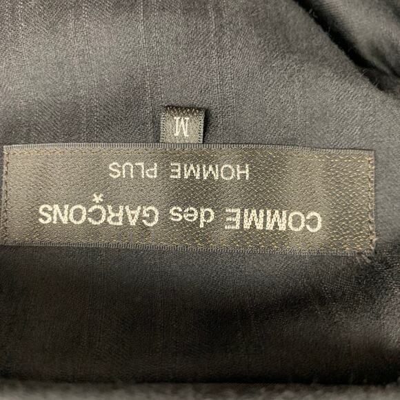 COMME des GARCONS HOMME PLUS FW10 Size M Black Stripe Wool Sport Coat - Picture 6 of 10